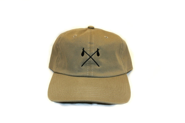 Khaki Strap Back - Crossed Satchels