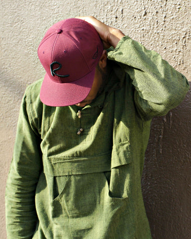 Burgundy Signature Snap Back